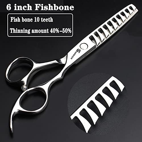6Inch Super Thin Hair Effilizer Personality Design Aesthetic Hair Studio Professional Hairdresser Dedicated Effilizer Scissors