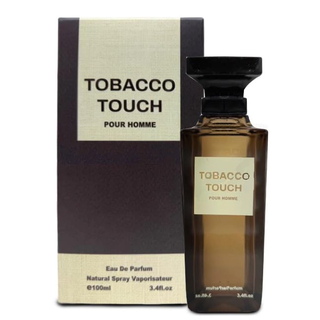 Tobacco Touch Men Cologne 100ml Eau De Toilette Spray Perfume,Notes of Tobacco,Cedarwood,Vanilla Long-Lasting Fragrance For Men Daily Wear