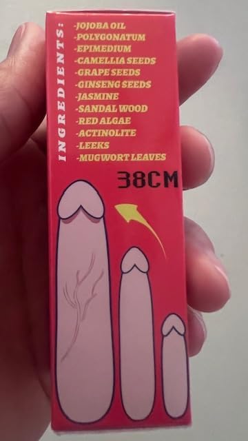 Massage Oil Enlargement Oil Increase Enlarge Gel Thicker Longer Stronger Large Size Enlarger Cream BLSEX for Men (F444-ORG)