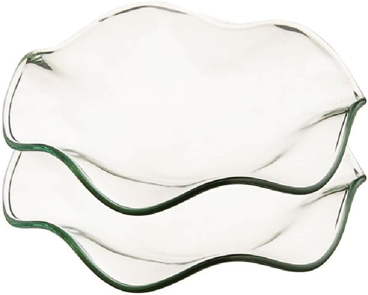 HUNANBANG Electric Oil Melt Warmer Electric Wax Melt Warmer Replacement Parts Wax Melter Fragrance Oil Warmer Burner Spare Dish(Dish*2lotus)