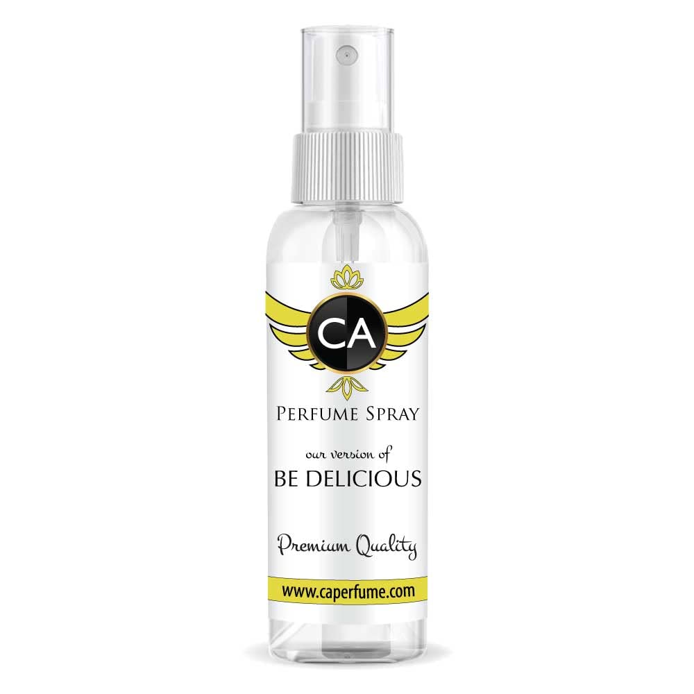 CA Perfume Eco Refill Impression of Be Delicious For Women EDP Perfume Concentrated Long Lasting Eau de Parfum Spray Refillable Atomizer Bottle 2 Fl Oz/60ml-X1