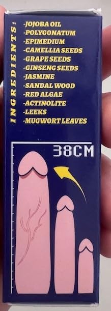 Massage Oil Enlargement Oil Increase Enlarge Gel Thicker Longer Stronger Large Size Enlarger Cream BLSEX for Men (F333-BLU)