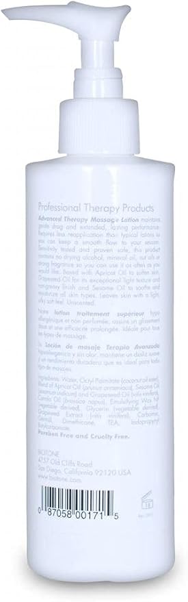 BIOTONE Advanced Therapy Massage Lotion (8 oz w/ Pump) - Pack of 2