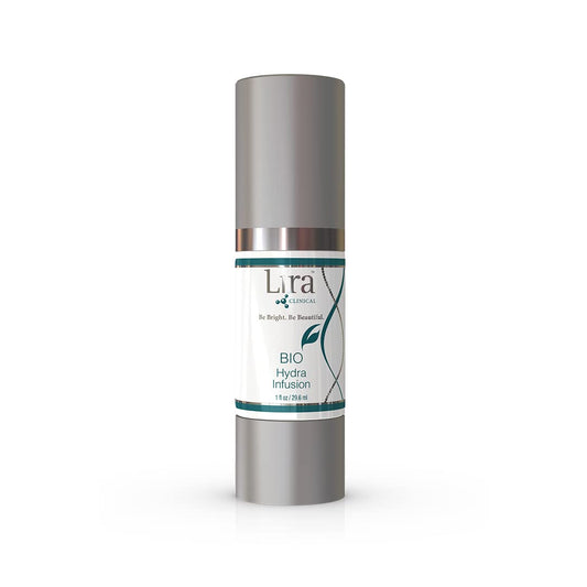 Lira Clinical BIO Hydra Infusion - Hydrating Face Serum with Hyaluronic Acid, Plant Stem Cells, and Minerals - Lightweight Facial Serum for Smooth, Refreshed Skin - Travel Size Daily Skincare - 1 Oz