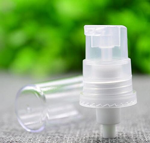 5ML Airless Pump Bottle-Empty Refillable Airless Vacuum Pump Cream Lotion Bottle Travel Bottles Toiletries Liquid Container for Cosmetic Make-up Pack of 6 (Transparent)