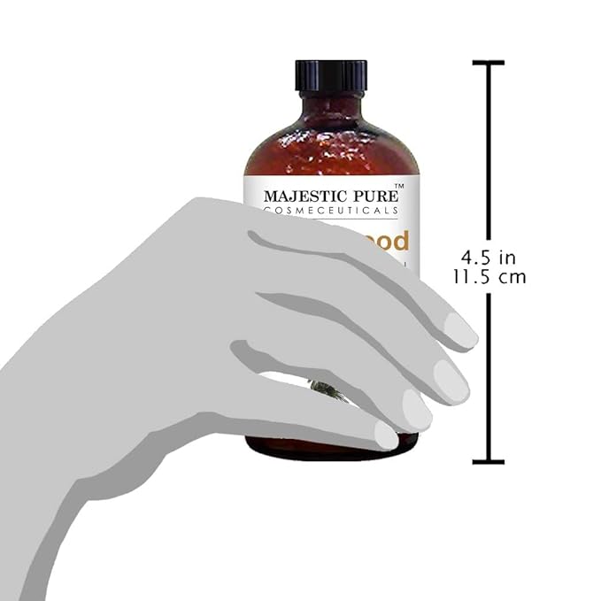 MAJESTIC PURE Cedarwood Essential Oil | 100% Pure and Natural Cedarwood Oil | Premium Grade Essential Oils for Hair Care, Home Diffusers, Skin, Aromatherapy, Massage and Humidifiers | 4 Fl Oz