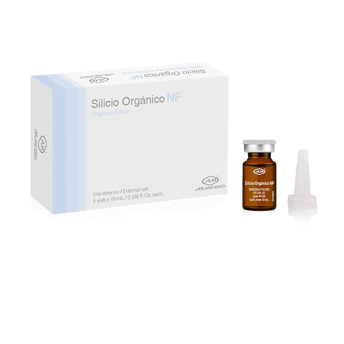 | Organic Silica NF – Skin Rejuvenation & Collagen Support Serum | With Organic Silica 0.5% | For Professional Use Only | 5x10mL Vials