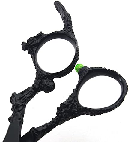 6 Inch 4pc Ergonomic Barber Scissors, 440C Stainless Steel, Right Hand, Hairdressing Scissors