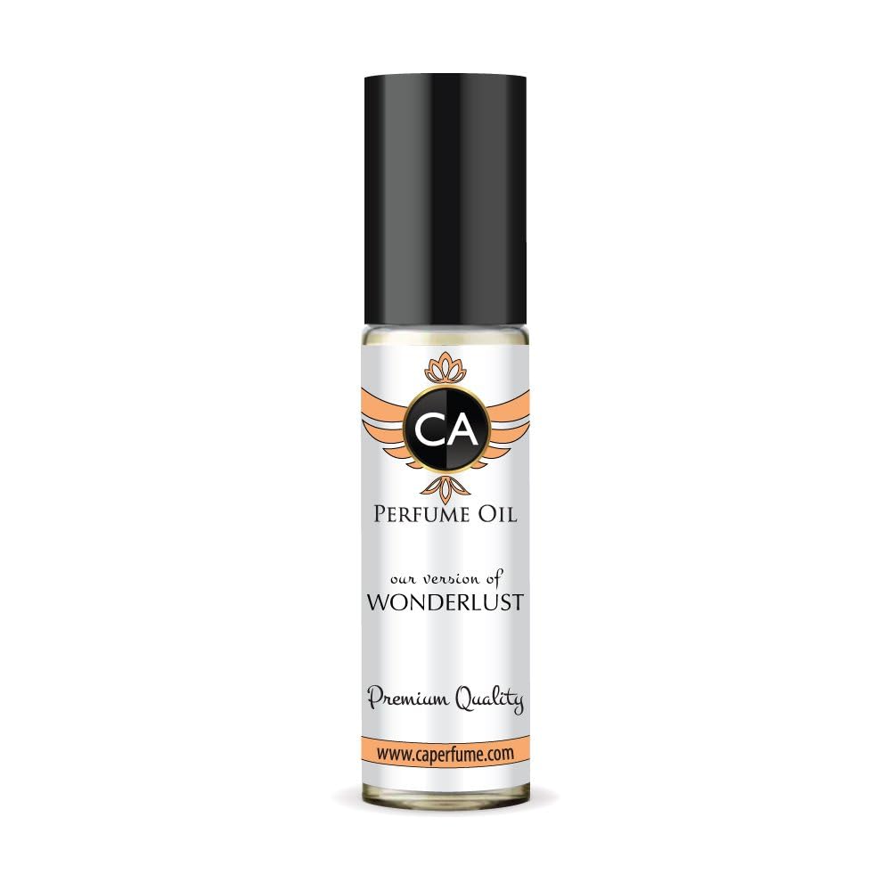 CA Perfume Impression of Wonderlust for Women Fragrance Oil Amber Floral Scent Long Lasting Perfumes for Women Travel Size TSA Ready Mini Parfum Body Oil Roll-on 0.33 Fl Oz 10ml