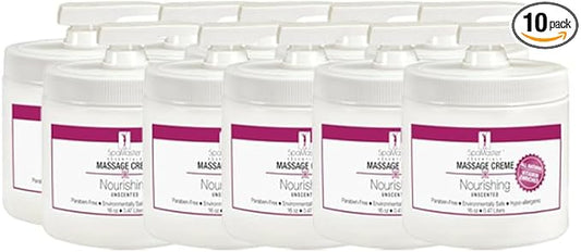 Master Massage Spamaster Unscented 16 Oz Massage Cream X10