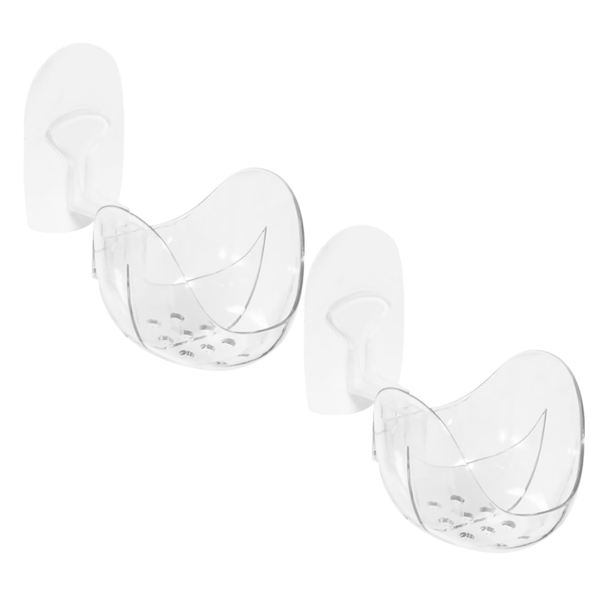 2pcs Powder Puff Holder Stylish Makeup Sponge Storage Racks for Easy Access and Drying for Bathroom and Vanity Organization