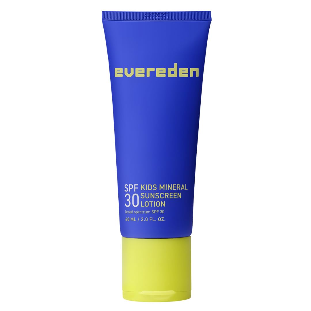 Evereden Premium Mineral Sunscreen SPF 30: Baby-Safe Whole-Family Mineral Sunblock Kids Love - Non-Nano Kids Sunscreen for Year-Round UVA & UVB Protection -Safe & Reef-Friendly - FSA Eligible
