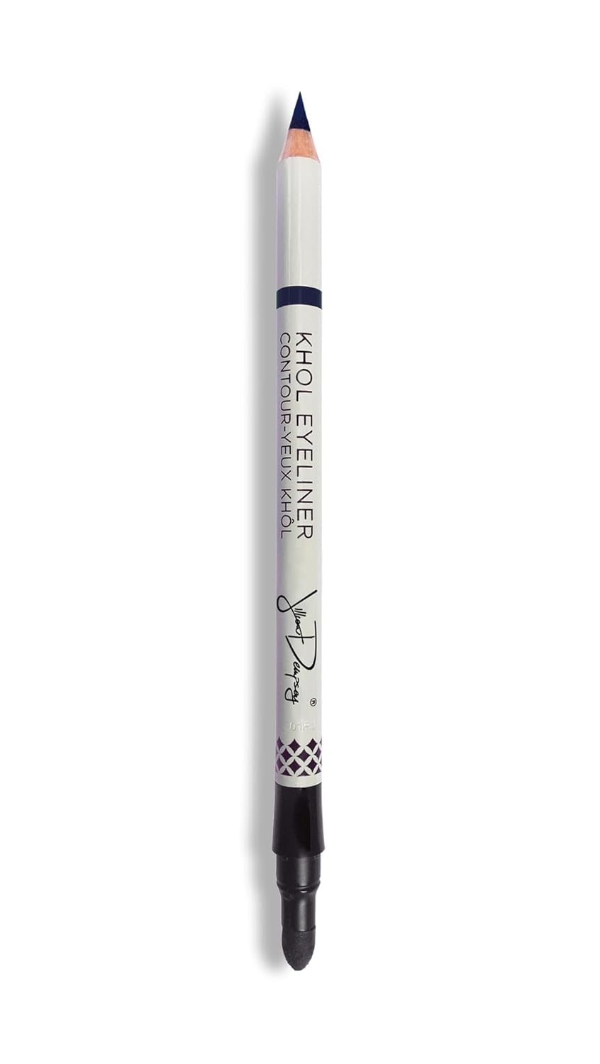 Jillian Dempsey Khol Eyeliner: Clean, Waterproof Eyeliner Pencil with Built-In Smudger for Effortless Blending – Rich Pigment, Cruelty-Free, Black Sapphire
