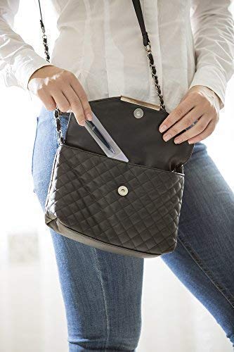 Tweezer Guru Tweezers for Women Facial Hair & Men – Precision Slant-Pointed Eyebrow Tweezer for Ingrown Hair, Blackhead & Splinter Removal (Black)