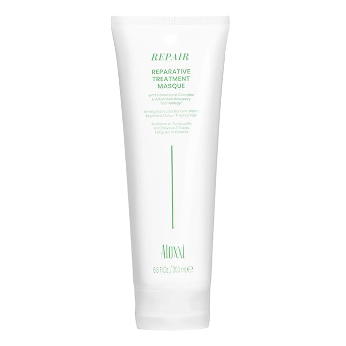 ALOXXI Repair Hair Mask for Color-Treated Hair - Hair Treatment Mask with Keratin & Peptides - Deep Treatment Masque for Dull & Damaged Hair, 6.8Fl Oz
