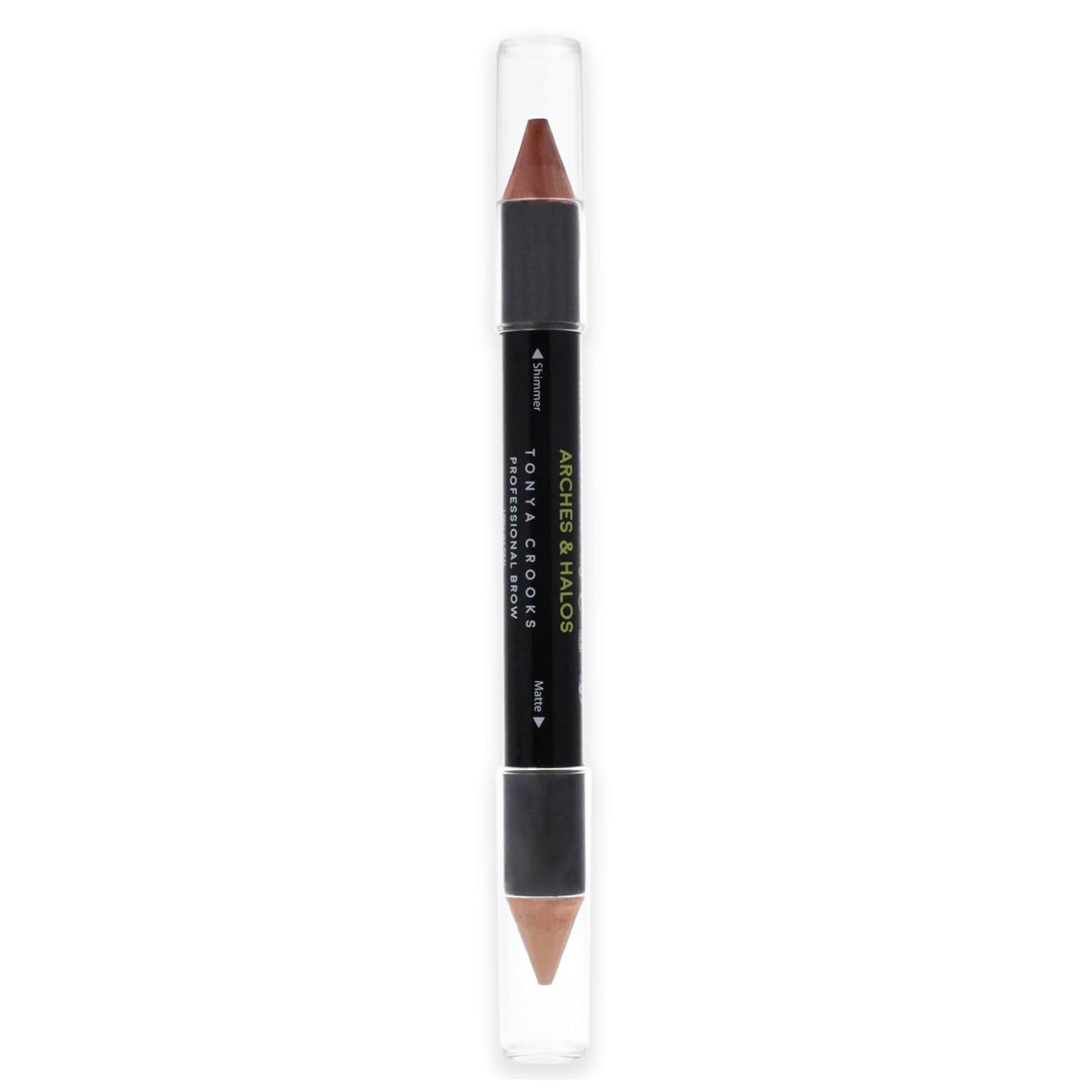 Arches & Halos Brow Highlighting and Concealer Crayon - Tan - Shaping and Shimmer Eyebrow Stick and Highlighter Duo - Soft, Ultra Creamy Formula - Define, and Sculpt for Sharp Brows - 0.176 oz