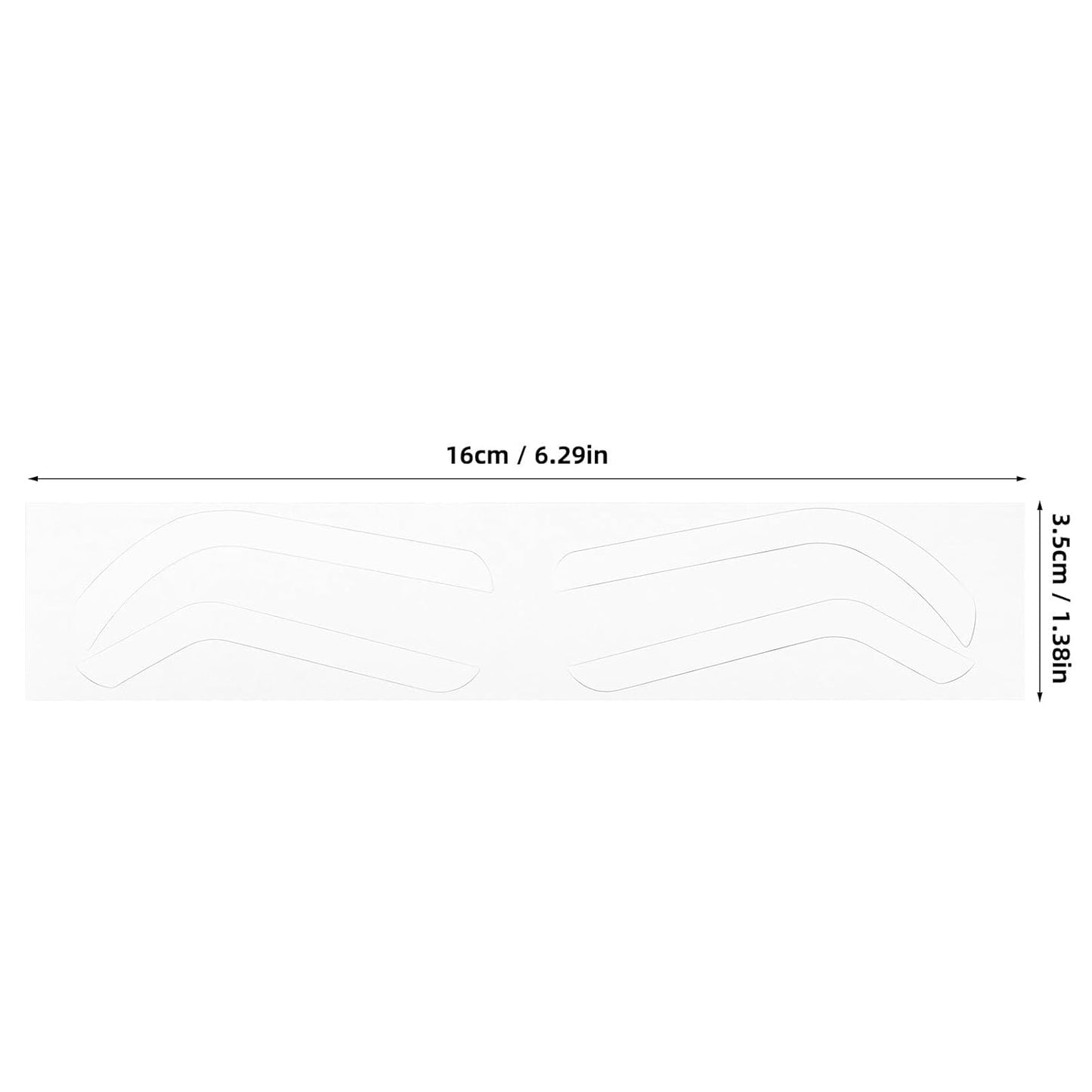 12 Sheets Eyebrow Stencils for Perfect Makeup - Disposable Eyebrow Stickers Template for Professional and Personal Use