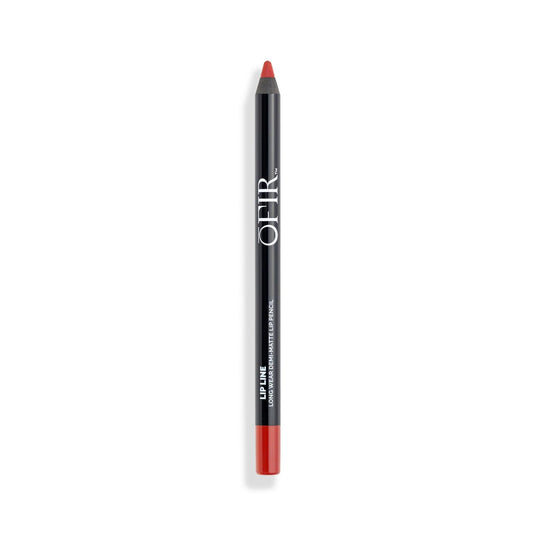 OFIR Longwear Demi-Matte Lip Pencil | Smudge-Proof, Easy Glide, Hydrating, Long-Lasting Color | Cardinal - True Red Lip Liner Pencil | 0.042 OZ