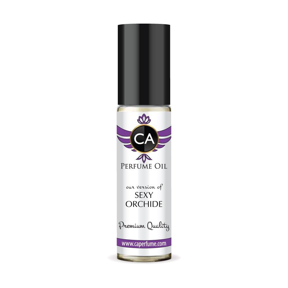 CA Perfume Impression of Sexy Orchide for Women Fragrance Oil Floral Scent Long Lasting Perfumes for Women Travel Size TSA Ready Mini Parfum Body Oil Roll-on 0.33 Fl Oz 10ml