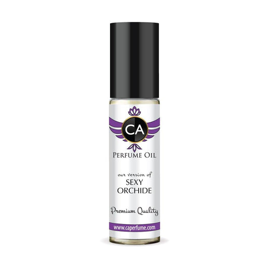 CA Perfume Impression of Sexy Orchide for Women Fragrance Oil Floral Scent Long Lasting Perfumes for Women Travel Size TSA Ready Mini Parfum Body Oil Roll-on 0.33 Fl Oz 10ml