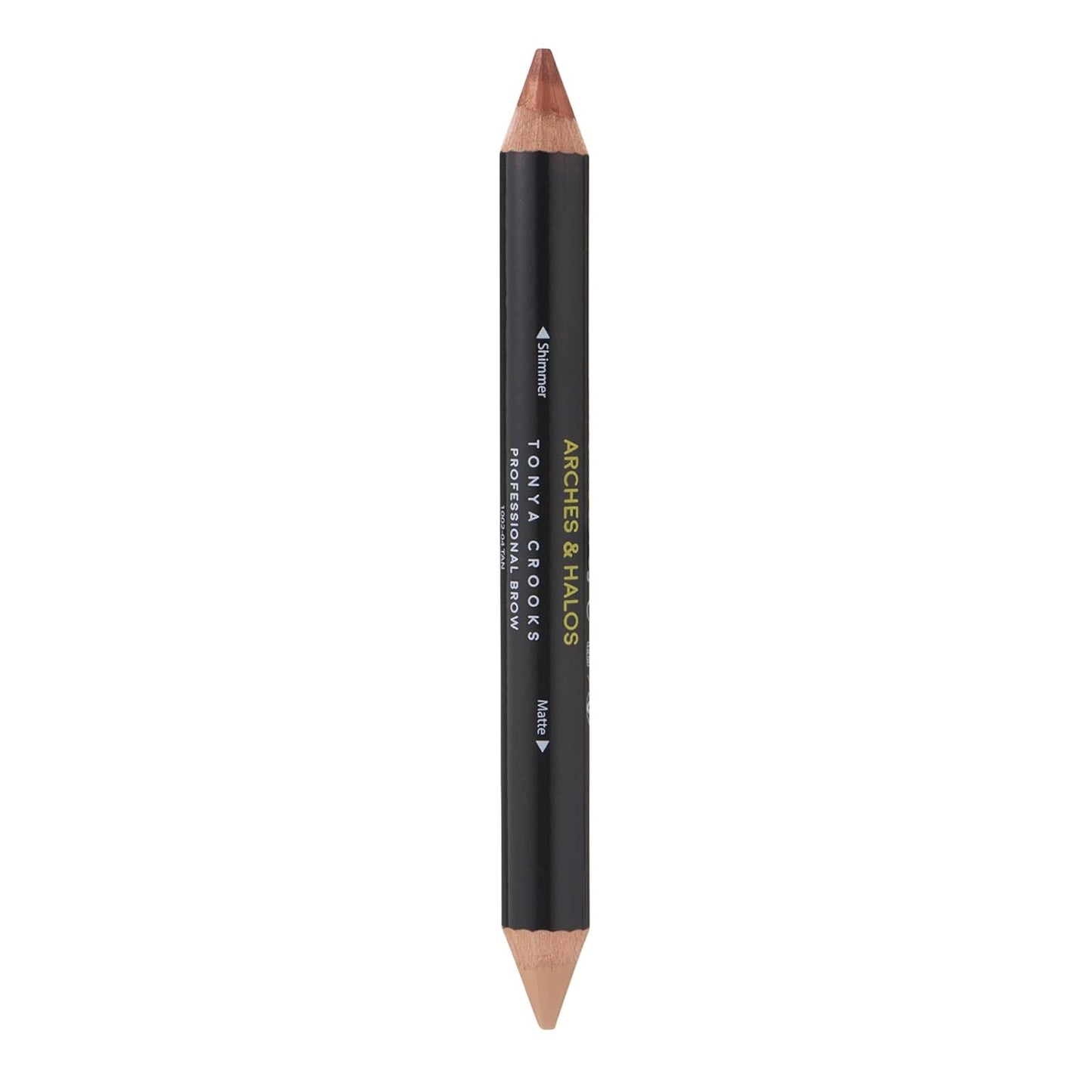 Arches & Halos Brow Highlighting and Concealer Crayon - Tan - Shaping and Shimmer Eyebrow Stick and Highlighter Duo - Soft, Ultra Creamy Formula - Define, and Sculpt for Sharp Brows - 0.176 oz