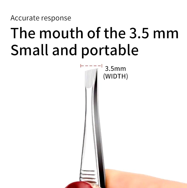 (3 Pack) Slant Tweezers - Precision Stainless Steel Slant Tip Tweezers Hair Plucker for Hair and Eyebrows Personal Care (Silver Tone)