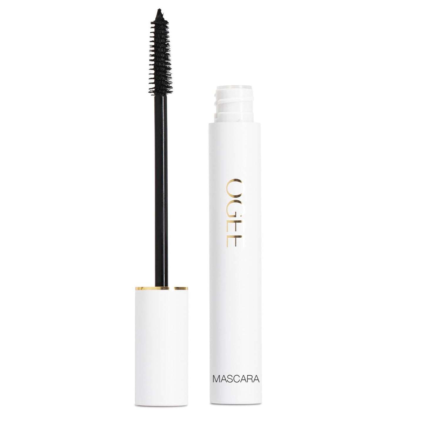 Ogee Beyond Clean Volumizing Mascara - Certified Organic Black Mascara for Volume and Length - Lengthening Lashes for Sensitive Eyes
