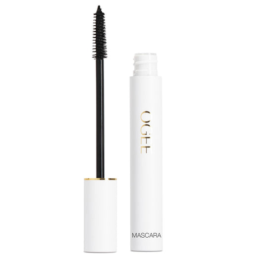Ogee Beyond Clean Volumizing Mascara - Certified Organic Black Mascara for Volume and Length - Lengthening Lashes for Sensitive Eyes