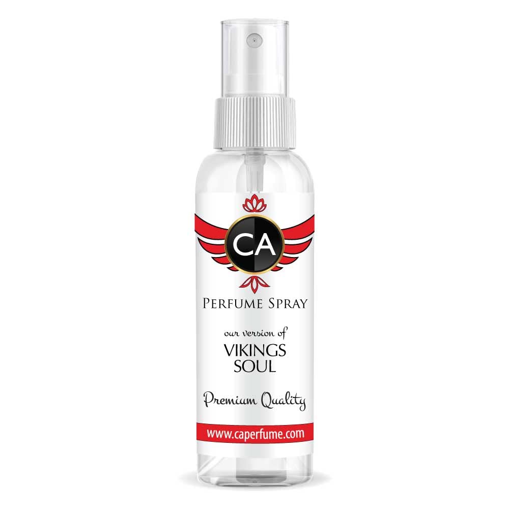 CA Perfume Eco Refill Impression of Vikings Soul For Men EDP Perfume Concentrated Long Lasting Eau de Parfum Spray Refillable Atomizer Bottle 2 Fl Oz/60ml-X1