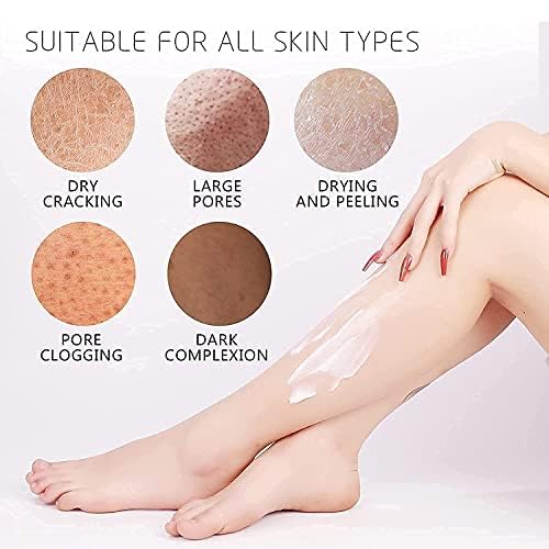 Pedicure Kit Foot Soak Set: Bubble Salt, Sugar Scrub, Massage Mask, Massage Lotion in a Box, 4 Step Foot Spa Kit for Dry Feet,Tired Feet (1 Set Eucalyptus)