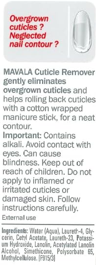 Mavala Softens and Helps Remove Overgrown Cuticles, 0.3 Ounce