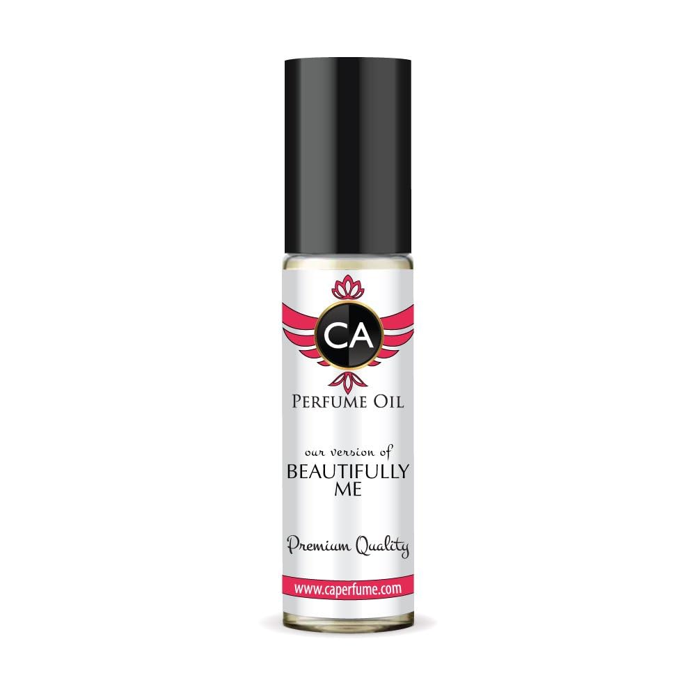CA Perfume Impression of Beautifully Me for Women Fragrance Oil Floral Scent Long Lasting Perfumes for Women Travel Size TSA Ready Mini Parfum Body Oil Roll-on 0.33 Fl Oz 10ml