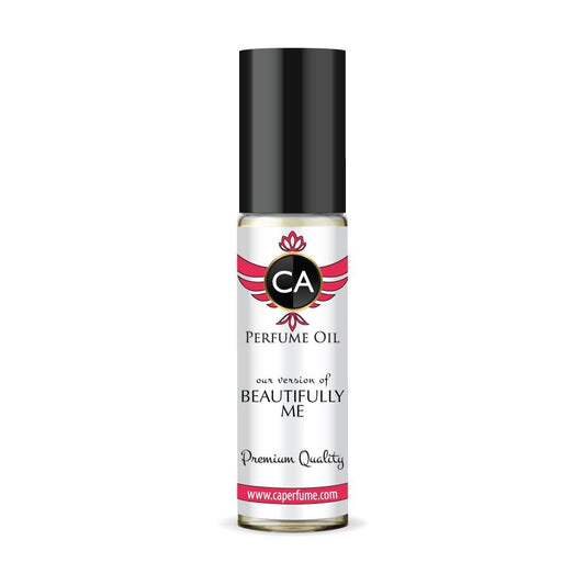 CA Perfume Impression of Beautifully Me for Women Fragrance Oil Floral Scent Long Lasting Perfumes for Women Travel Size TSA Ready Mini Parfum Body Oil Roll-on 0.33 Fl Oz 10ml