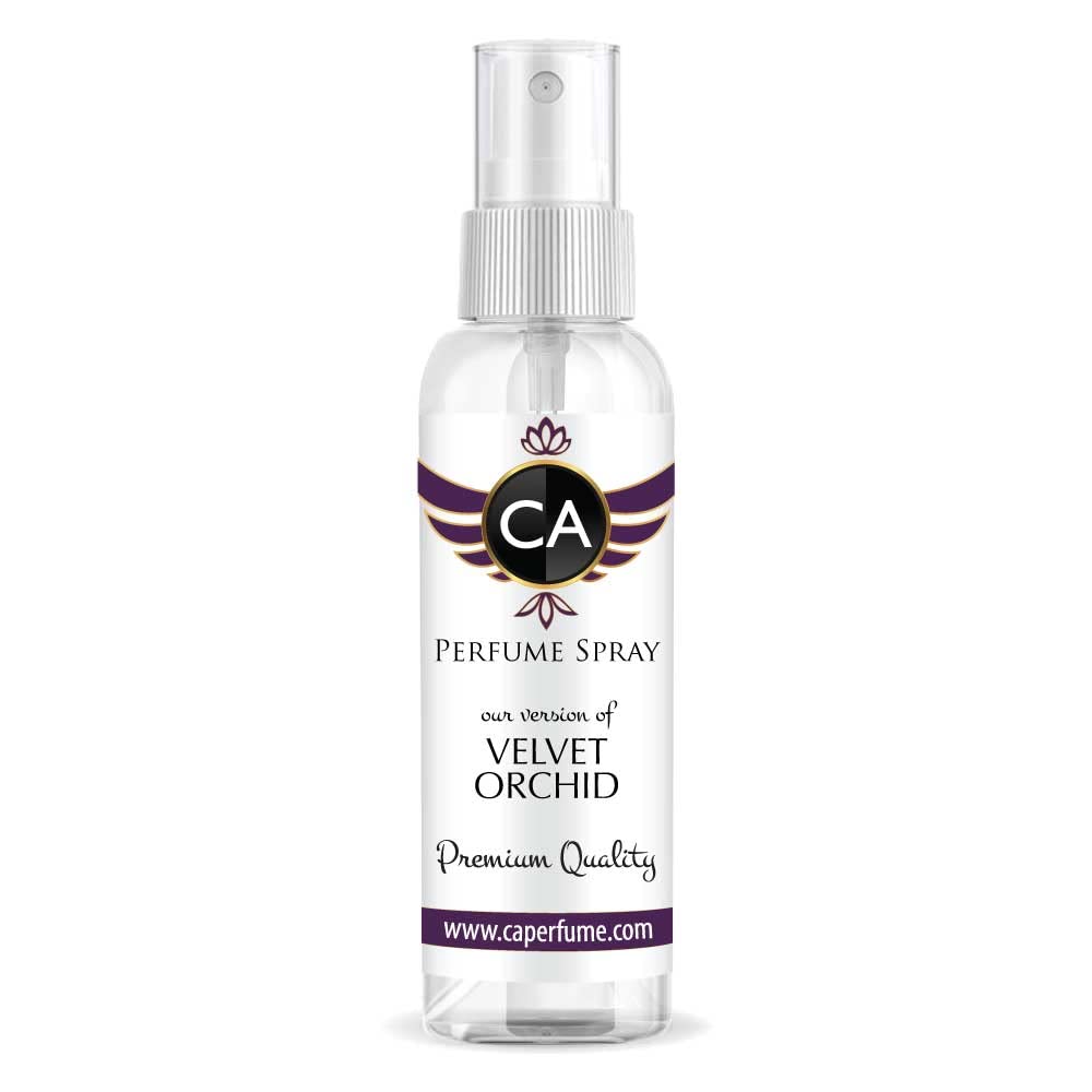 CA Perfume Eco Refill Impression of Velvet Orchid For Women Fragrance Eau de Parfum Spray Refillable Bottle 2 Fl Oz/60ml-X1
