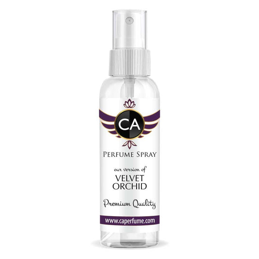CA Perfume Eco Refill Impression of Velvet Orchid For Women Fragrance Eau de Parfum Spray Refillable Bottle 2 Fl Oz/60ml-X1