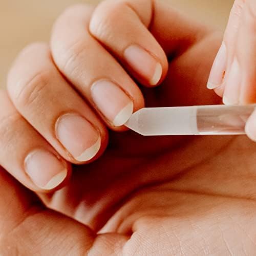 Bona Fide Beauty Glass Nail Files Kit in Silver - 3Pc Set Includes Glass Cuticle Pusher, Mini Travel Nail File, and Medium Glass File for Natural Nails