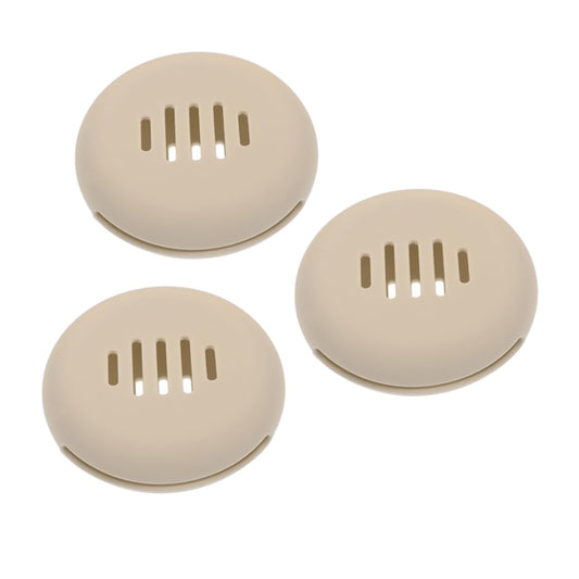 BESTYASH Silicone Travel Makeup Puff Case 3 Pcs Portable Powder Puff Holder for for All Skin