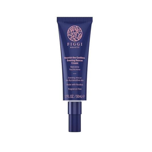 Face Moisturizer Evening Cream 50ml | Nourish the Goddess Night Cream for Face | Face Cream Formulated for Anxious & Sensitive Skin | Vegan & Cruelty Free |