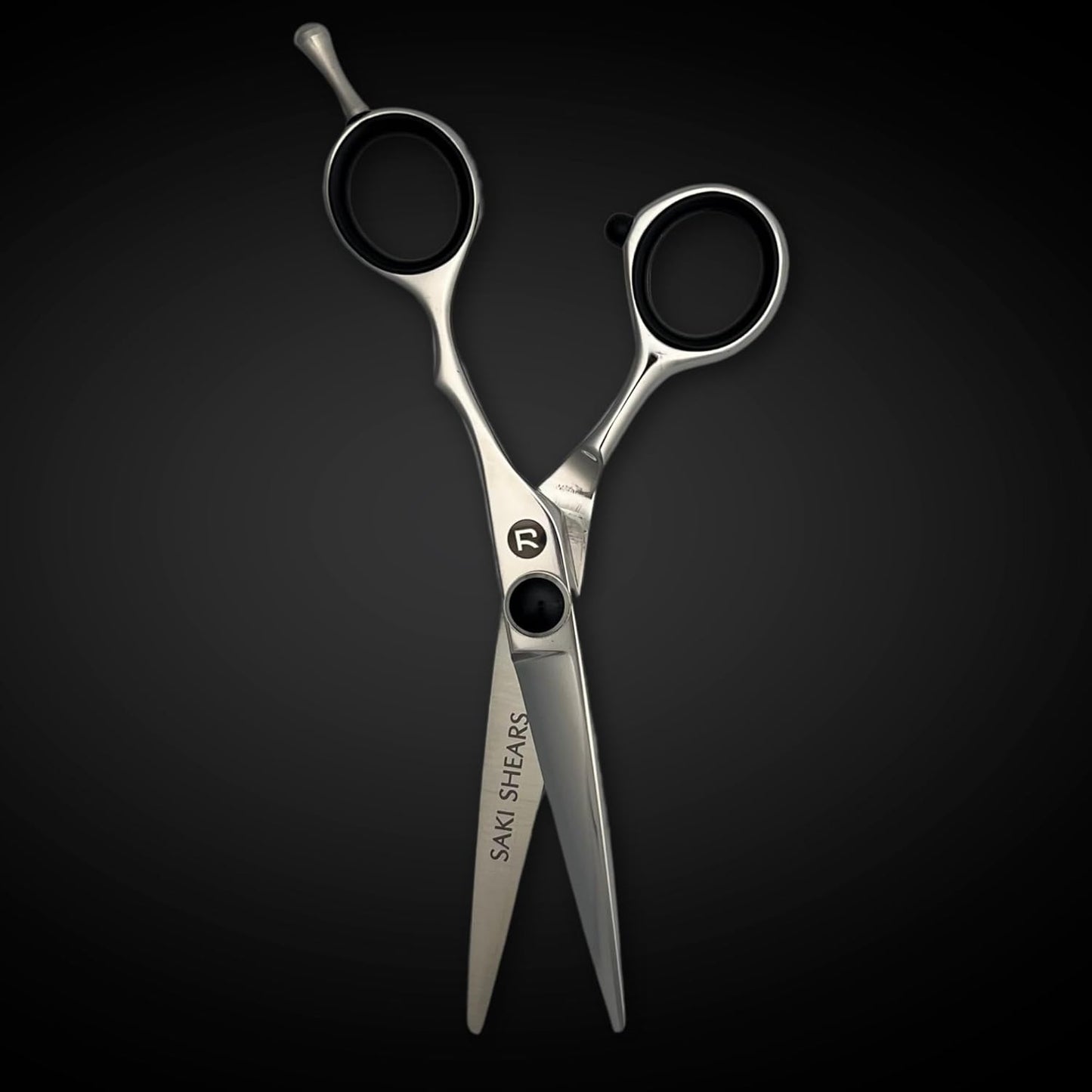 Saki Makoto Hair Cutting Shears for Students and Professionals - Crafted from Japanese 440C Steel - Razor Sharp Convex Cutting Blade for Barbers and Hairdressers