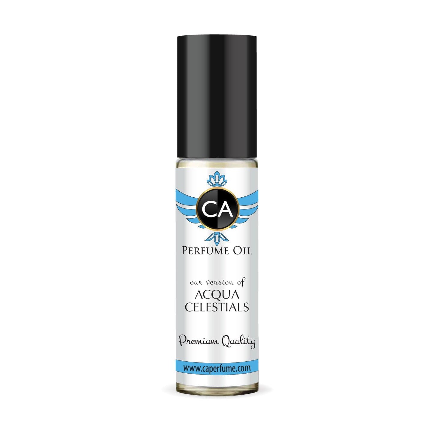 CA Perfume Impression of Acqua Celest Unisex Eau De Parfum Floral Green Scent Long Lasting Unisex Fragrance Travel Size TSA Ready for Day and Night Wear 0.33 Fl Oz 10ml