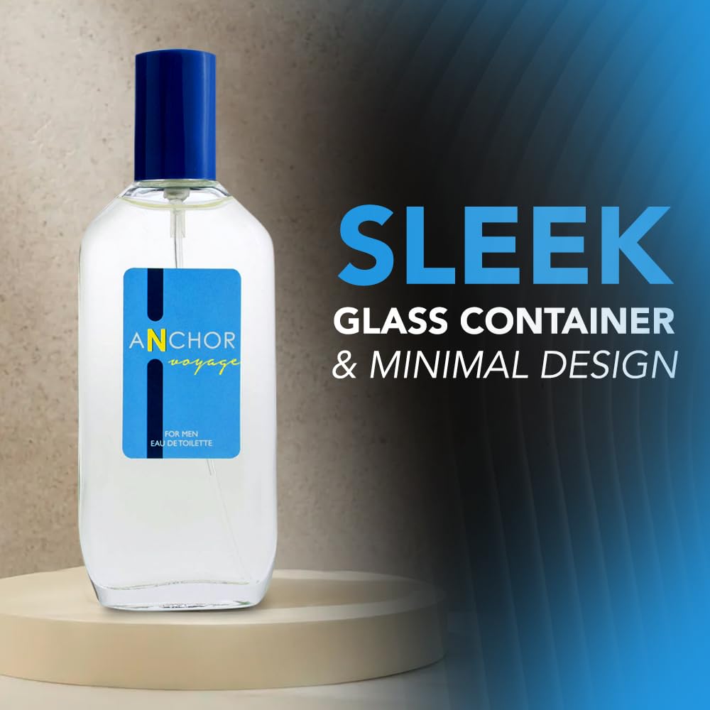 American Collection Cologne for Men – INSPIRED by A WORLD RENOWNED MEN’S PERFUME – Juniper, Pine, Tobacco, Oakmoss – Bold, Masculine, Earthy, Long-Lasting Eau De Toilette 80 ml (Anchor Voyage 80 ml)