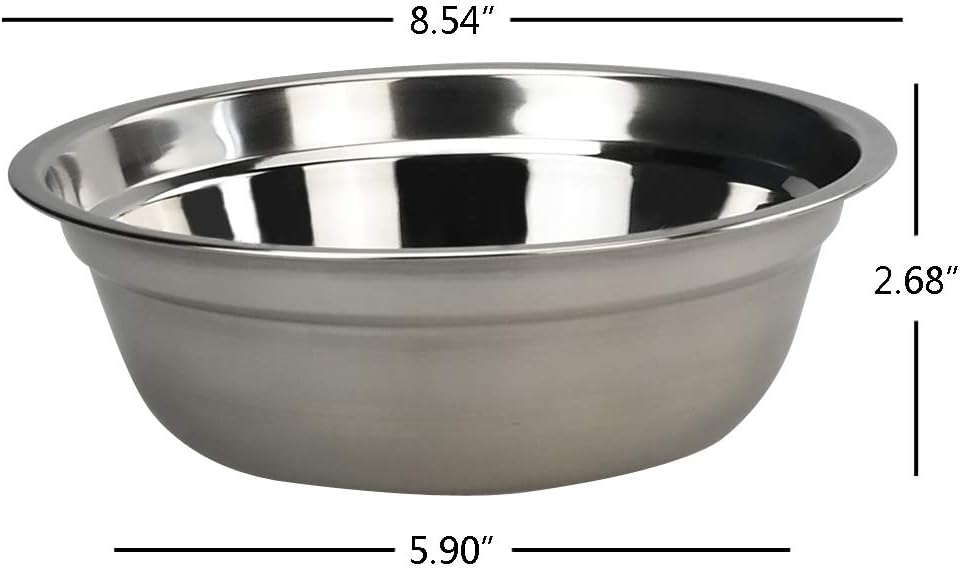 Begale 4-Pack Stainless Steel Mixing Bowls, Metal Prep Bowls
