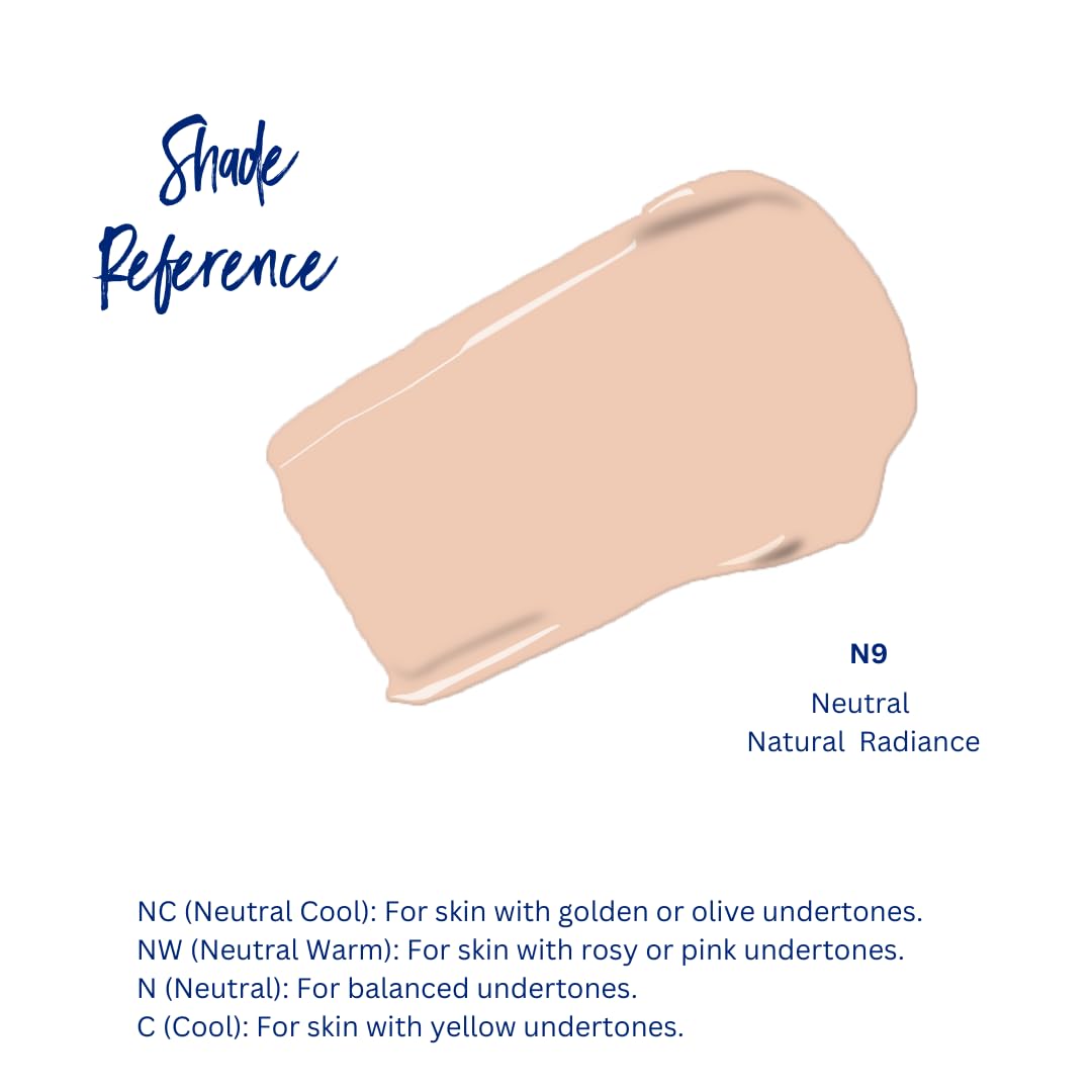 Best Bronze Bombshell Body Makeup - Tattoo Cover Up Makeup & Body Foundation Waterproof - Tattoo Concealer Waterproof for Scars, Varicose Veins Cover Up & Leg Foundation (N9 Natural Radiance)