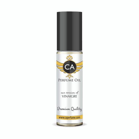 CA Perfume Impression of Vinaigre Unisex Fragrance Oil Woody Spicy Scent Long Lasting Perfumes for Women & Men Travel Size TSA Ready Mini Parfum Body Oil Roll-on 0.33 Fl Oz 10ml