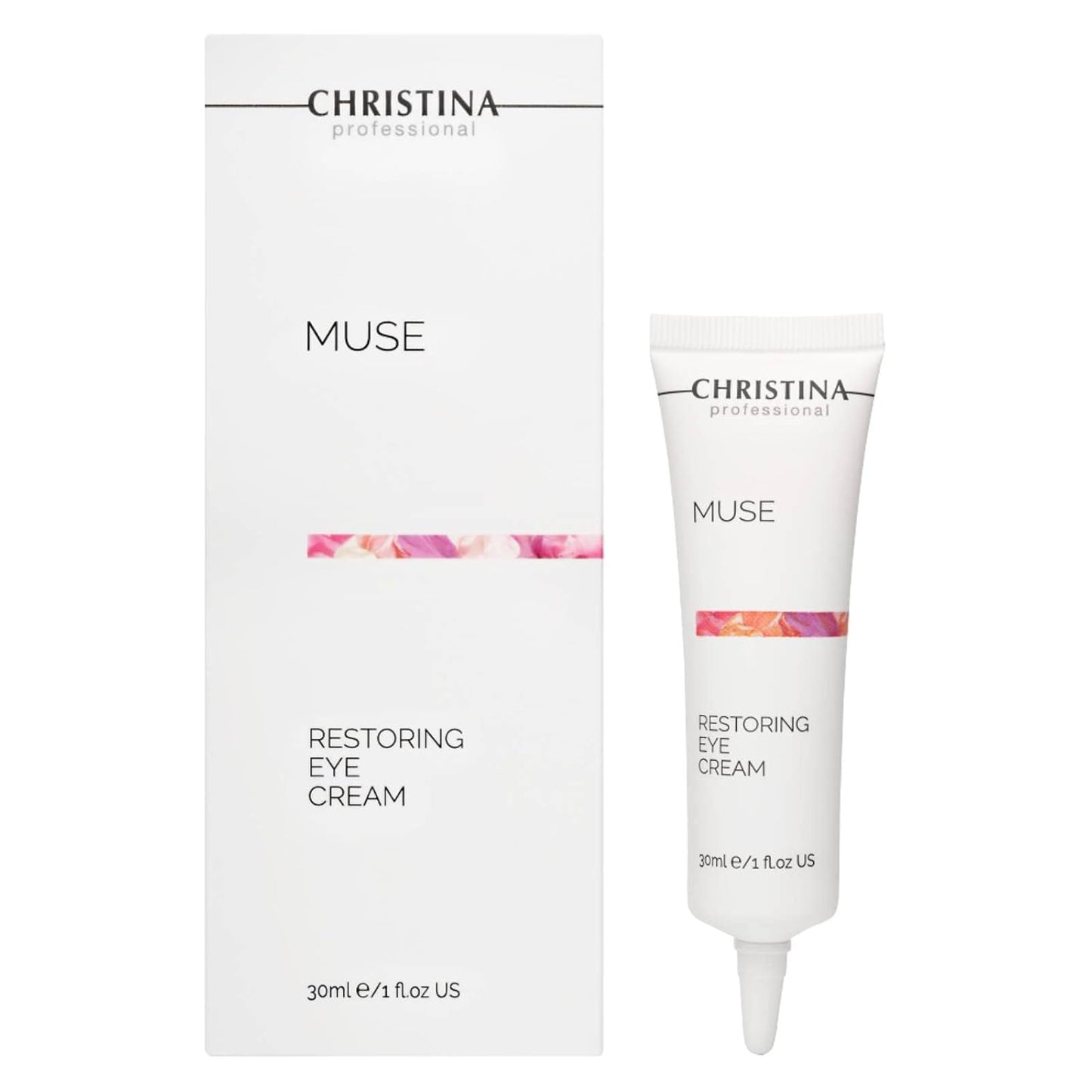 -CHRISTINA- Muse Restoring Eye Cream | Diminishes Fine Lines, Dark Circles, and Signs of Aging | Formulated with Peptides for Lasting Rejuvenation 30ml