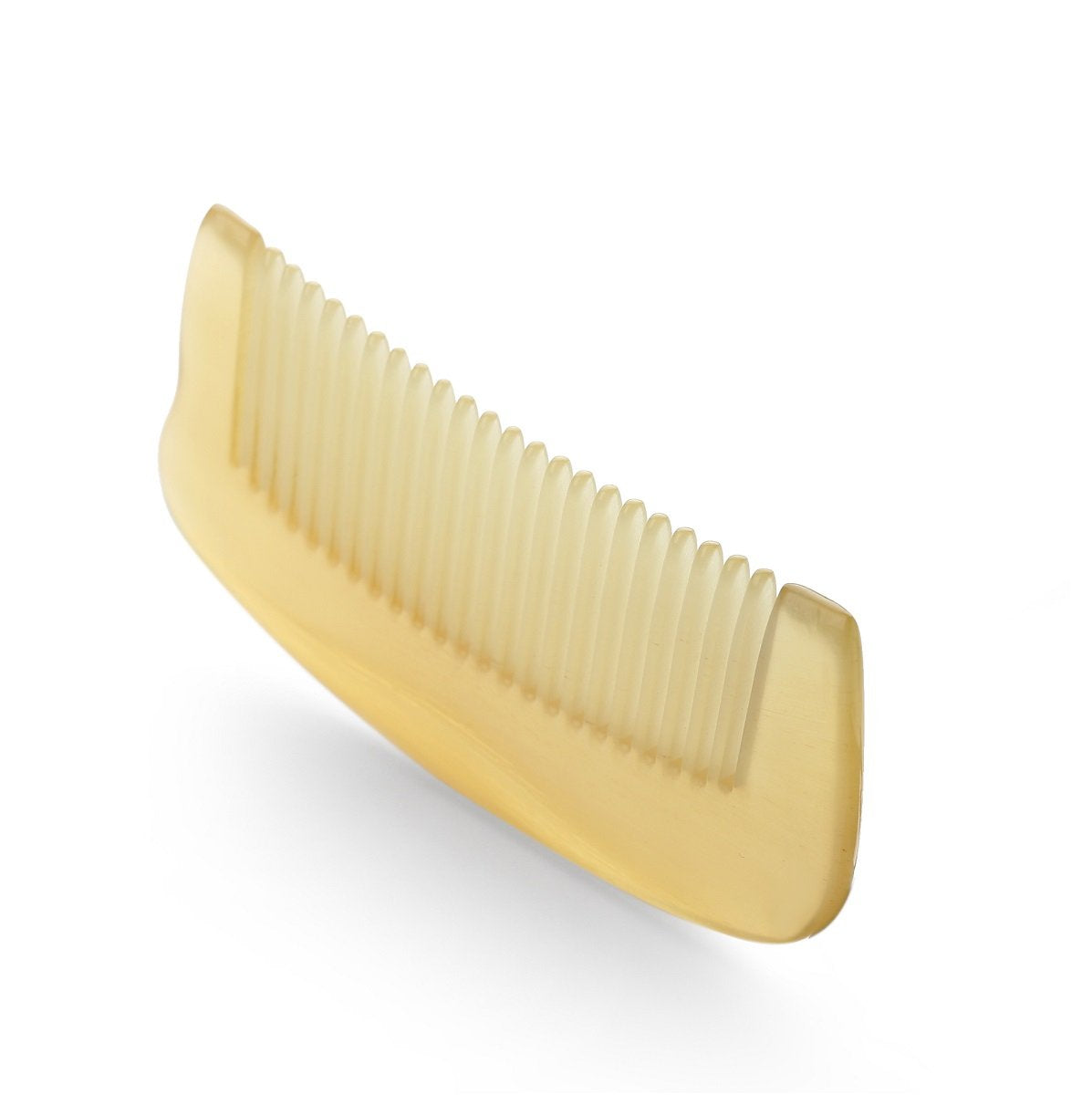 100% Handmade Premium Quality Anti Static Natural Sheep Horn Comb Pocket Comb Without Handle- Professional Detangling Massage Comb (Mini Size)