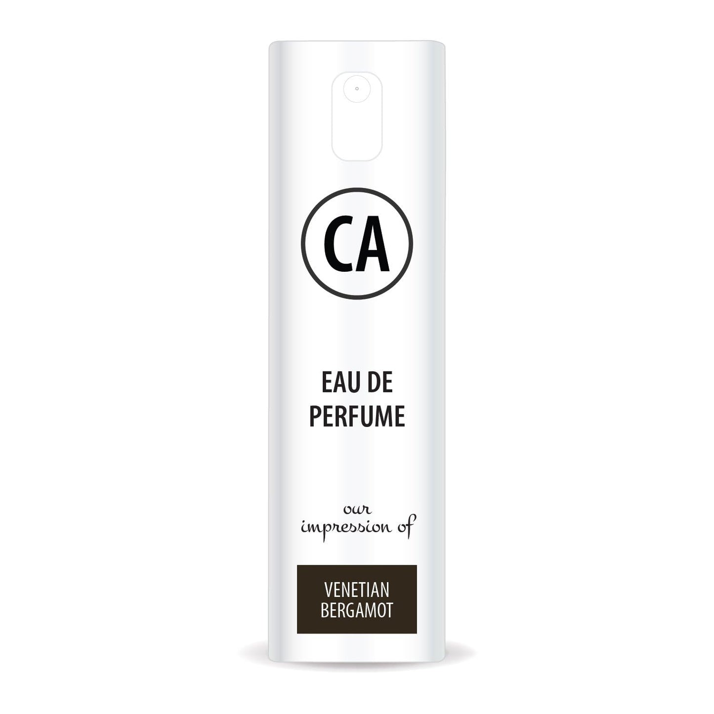 CA Perfume Impression of Venetian Bergamot Unisex Eau De Parfum Woody Spicy Scent Long Lasting Unisex Fragrance Travel Size TSA Ready for Day and Night Wear 0.33 Fl Oz 10ml