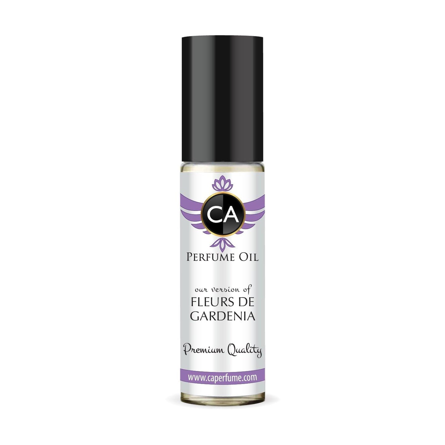 CA Perfume Impression of Fleurs De Gardenia for Women Fragrance Oil Floral Green Scent Long Lasting Perfumes for Women Travel Size TSA Ready Mini Parfum Body Oil Roll-on 0.33 Fl Oz 10ml
