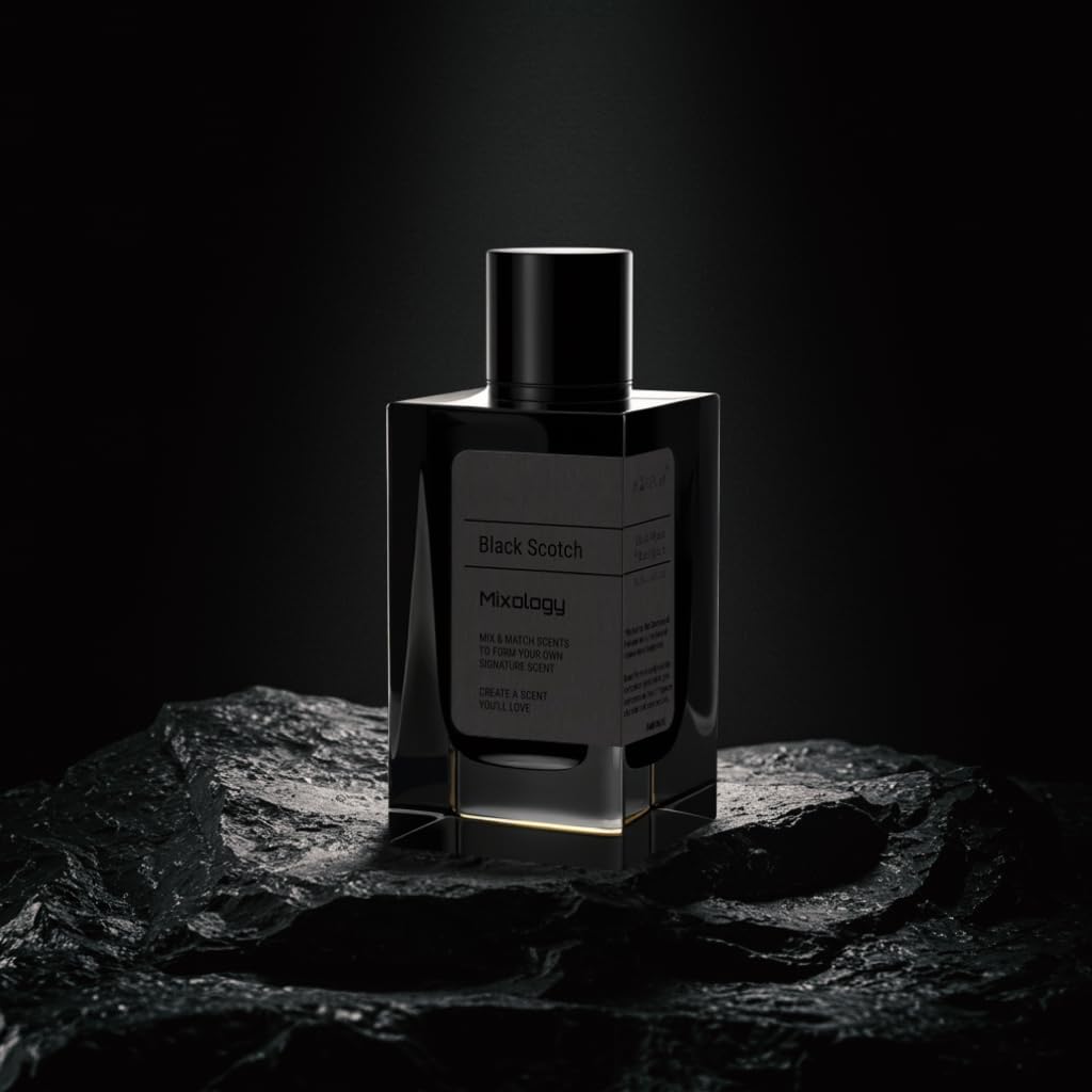 Black Scotch Eau de Parfum – Mixture Black Afghano + Blk Opium, Unisex Perfume 3.4 Fl Oz (100ml)