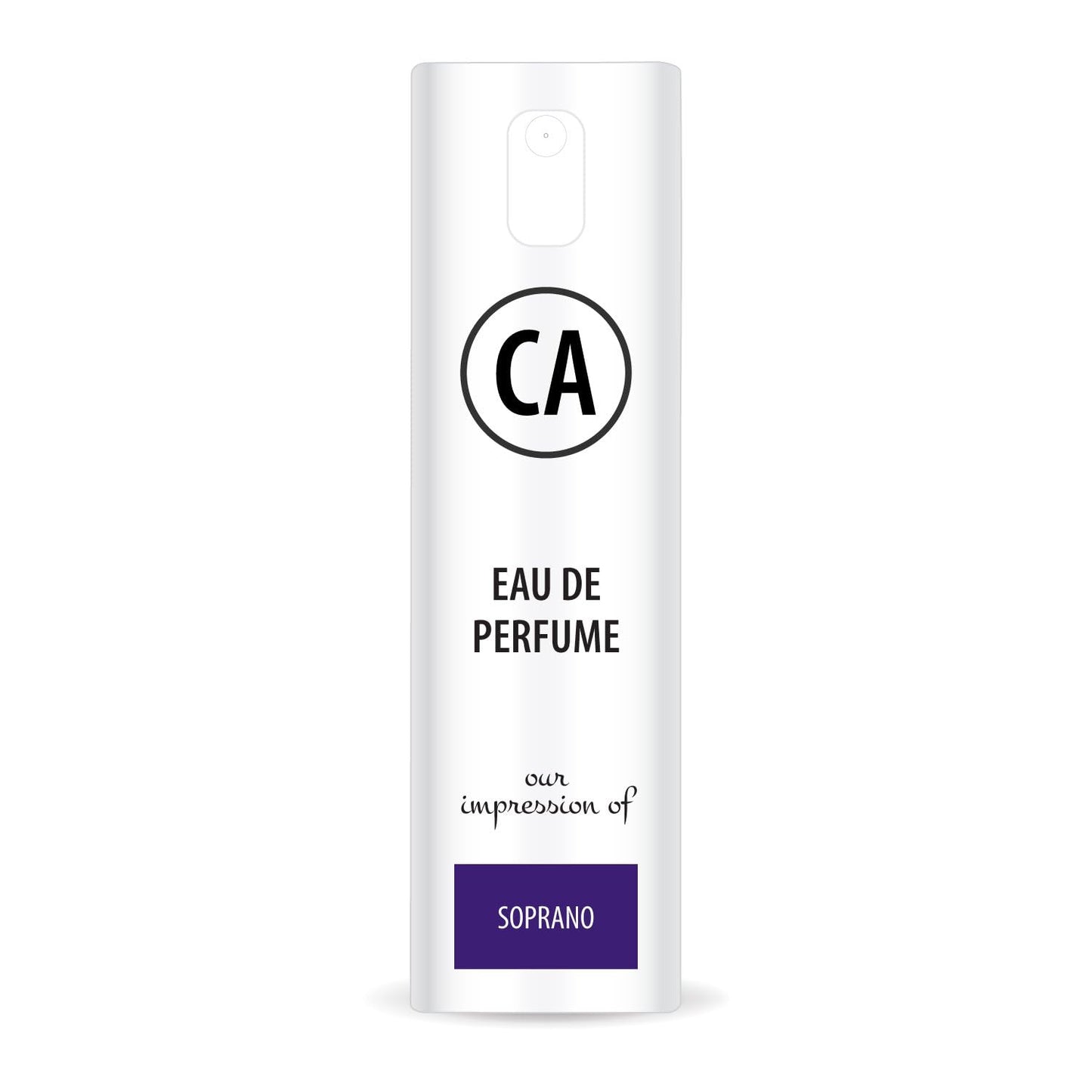 CA Perfume Impression of Soprano Unisex Eau De Parfum Amber Floral Scent Long Lasting Unisex Fragrance Travel Size TSA Ready for Day and Night Wear 0.33 Fl Oz 10ml